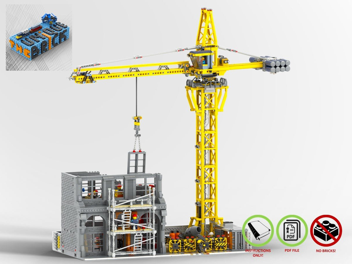 LEGO MOC Modular Building Construction Site – Unique Brick