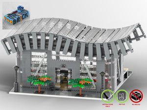 
                  
                    Load image into Gallery viewer, LEGO-MOC - Train Station - The Unique Brick
                  
                