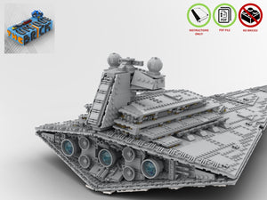 
                  
                    Load image into Gallery viewer, SW Trawn&amp;#39;s Chimaera Imperial 1 class Destroyer (Rebels MOC)
                  
                