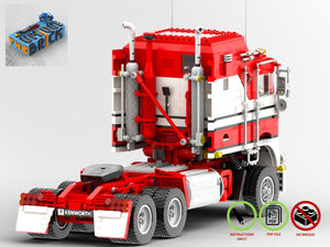 LEGO MOC Truck Kenworth Truck 1978 Truck The Unique Brick