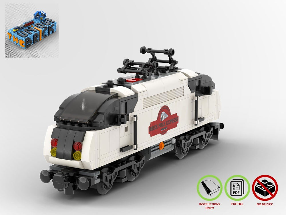 
                  
                    Load image into Gallery viewer, LEGO-MOC - Brick Folk Express Train - The Unique Brick
                  
                