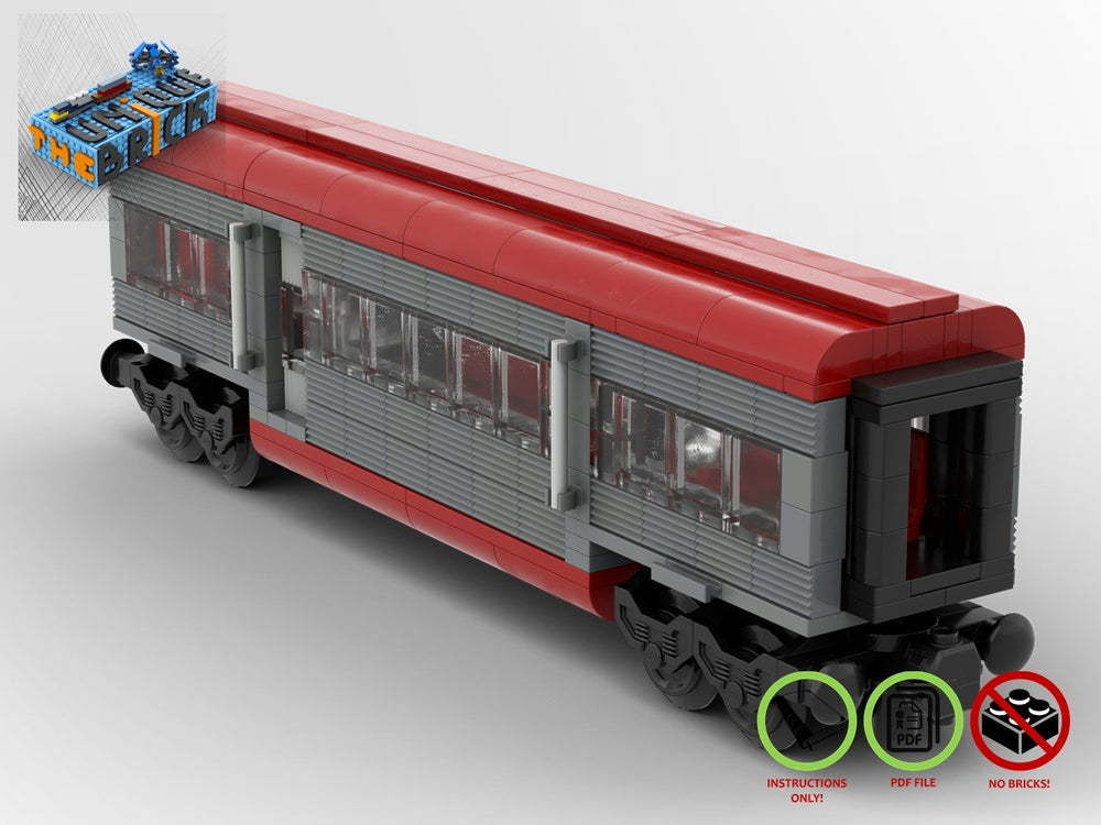 
                  
                    Load image into Gallery viewer, LEGO-MOC - Brick Folk Express Train - The Unique Brick
                  
                