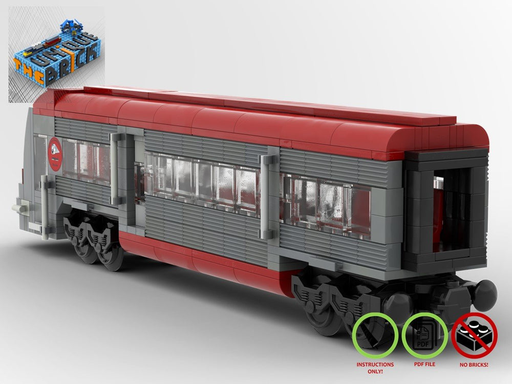 
                  
                    Load image into Gallery viewer, LEGO-MOC - Brick Folk Express Train - The Unique Brick
                  
                
