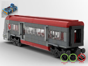 
                  
                    Load image into Gallery viewer, LEGO-MOC - Brick Folk Express Train - The Unique Brick
                  
                