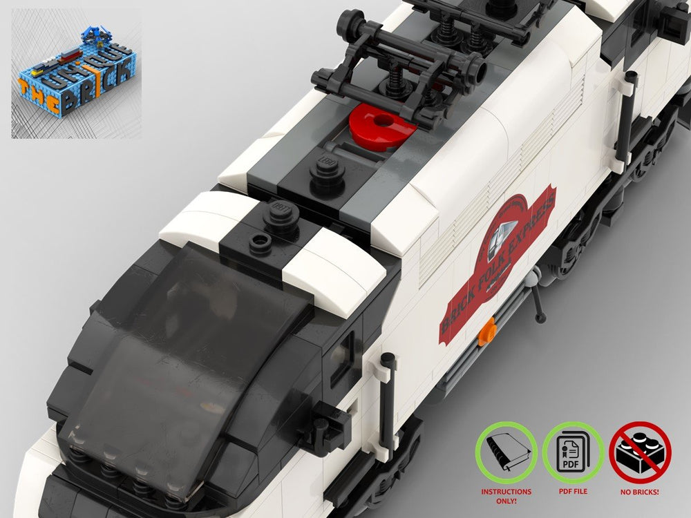 
                  
                    Load image into Gallery viewer, LEGO-MOC - Brick Folk Express Train - The Unique Brick
                  
                