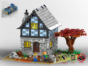 
                  
                    Load image into Gallery viewer, LEGO-MOC - Country House - The Unique Brick
                  
                