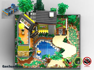 
                  
                    Load image into Gallery viewer, LEGO-MOC - Forestside House - The Unique Brick
                  
                