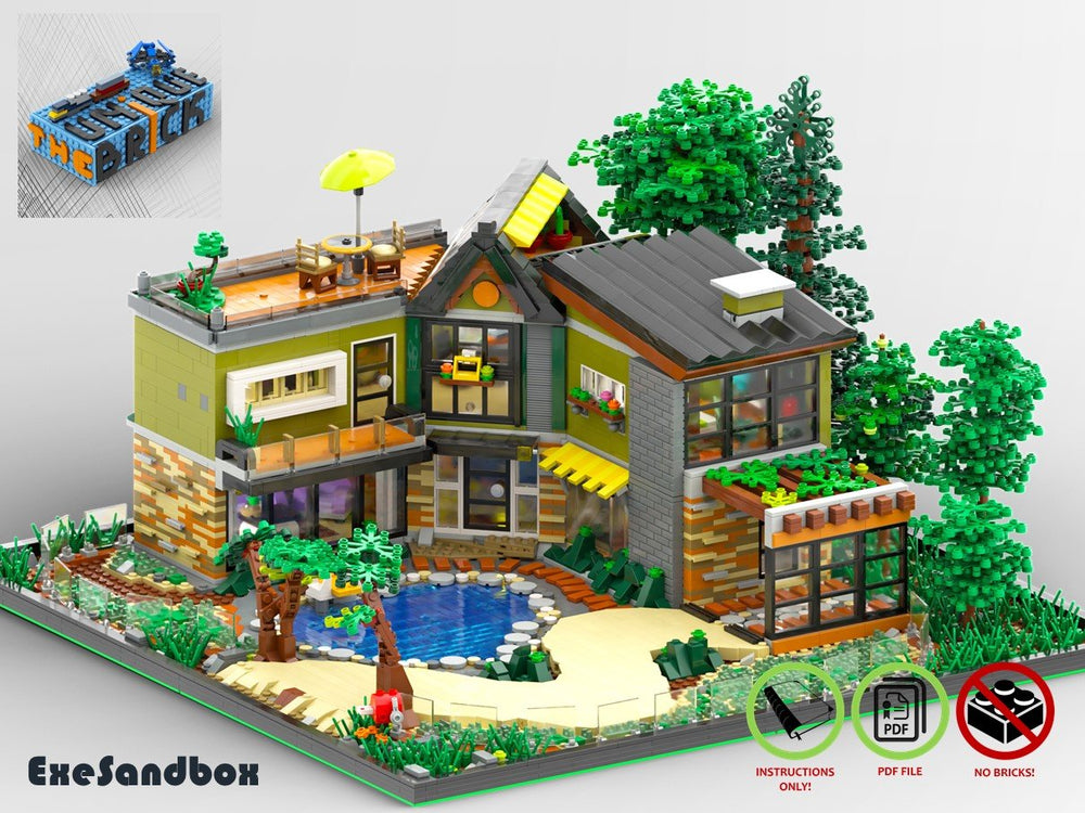 LEGO-MOC - Forestside House - The Unique Brick