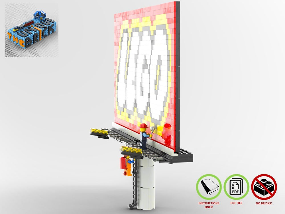 
                  
                    Load image into Gallery viewer, LEGO-MOC - LEGO City Welcome Sign - The Unique Brick
                  
                