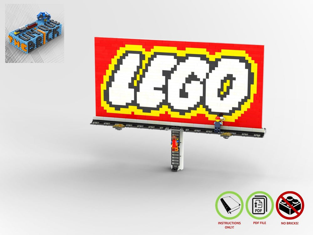 
                  
                    Load image into Gallery viewer, LEGO-MOC - LEGO City Welcome Sign - The Unique Brick
                  
                