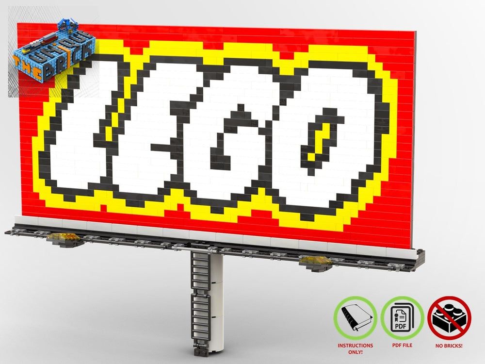 LEGO MOC Welcome Sign LEGO Logo The Unique Brick