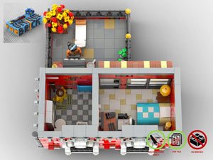 
                  
                    Load image into Gallery viewer, LEGO-MOC - Modular Cafe Corner ’Brickoffee’ - The Unique 
                  
                