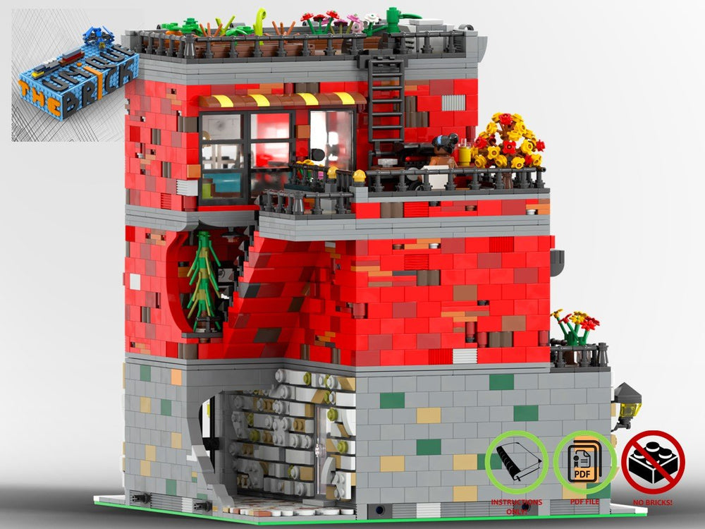 LEGO-MOC - Modular Cafe Corner ’Brickoffee’ - The Unique 