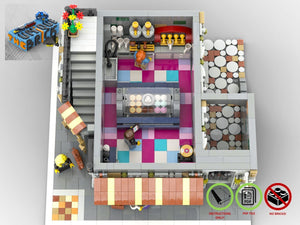 
                  
                    Load image into Gallery viewer, LEGO-MOC - Modular Cafe Corner ’Brickoffee’ - The Unique 
                  
                