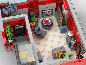 
                  
                    Load image into Gallery viewer, LEGO-MOC - Modular Cafe Corner ’Brickoffee’ - The Unique 
                  
                