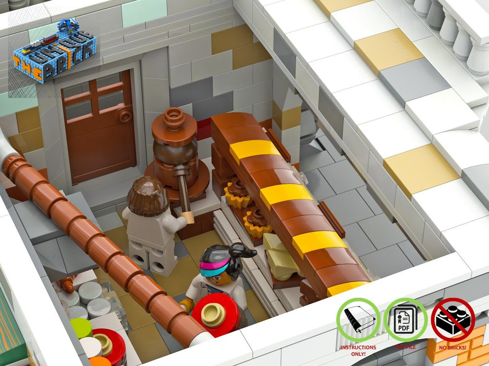 
                  
                    Load image into Gallery viewer, LEGO-MOC - Modular Chocolate Factory ’Brickolate’ - The 
                  
                