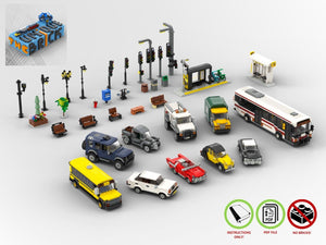 
                  
                    Load image into Gallery viewer, LEGO-MOC - Modular City Essentials Pack - The Unique Brick
                  
                