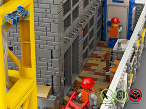 
                  
                    Load image into Gallery viewer, LEGO-MOC - Modular Construction Site - The Unique Brick
                  
                