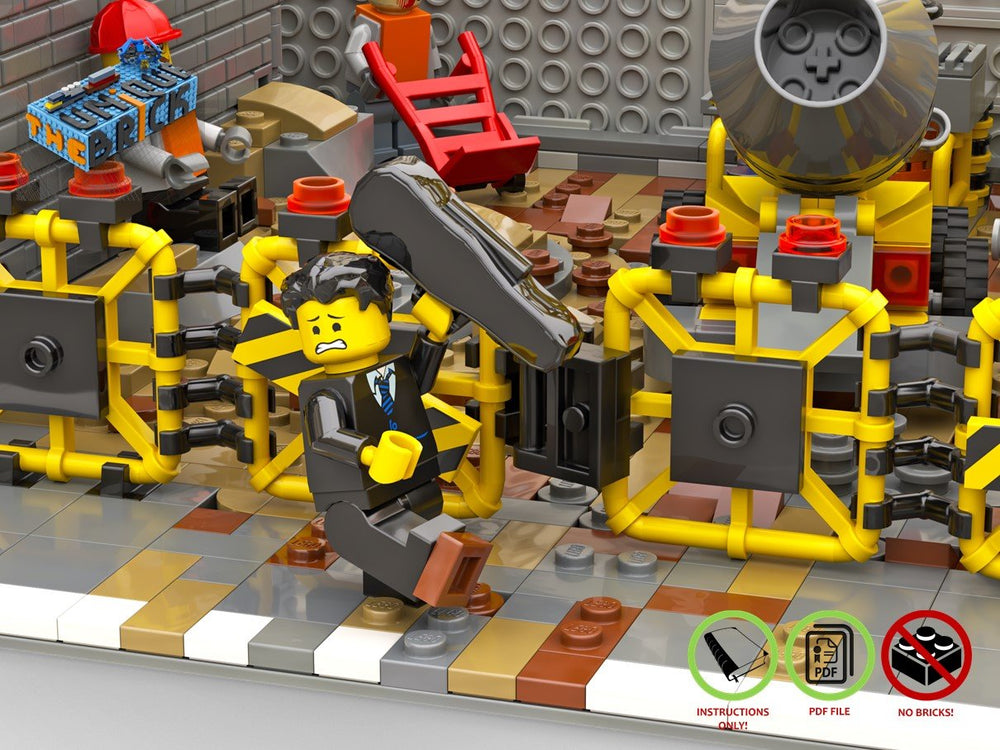
                  
                    Load image into Gallery viewer, LEGO-MOC - Modular Construction Site - The Unique Brick
                  
                