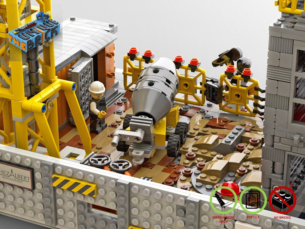 LEGO MOC Construction Site by EvertvW