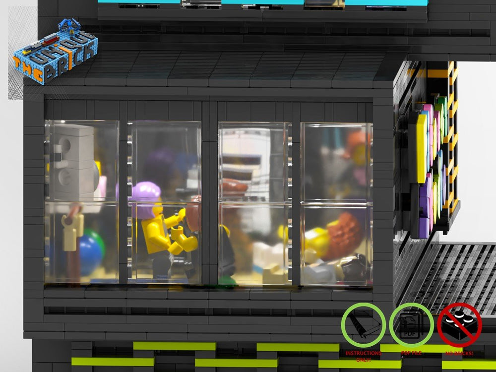 
                  
                    Load image into Gallery viewer, LEGO-MOC - Modular Fitness Studio - The Unique Brick
                  
                