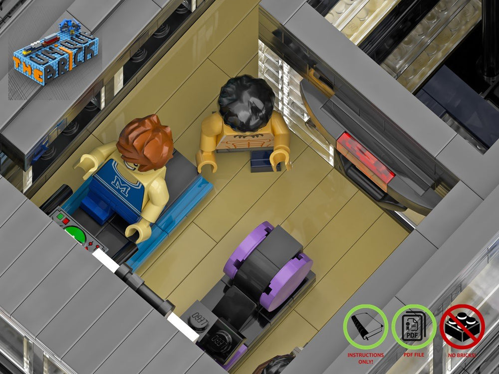 
                  
                    Load image into Gallery viewer, LEGO-MOC - Modular Fitness Studio - The Unique Brick
                  
                