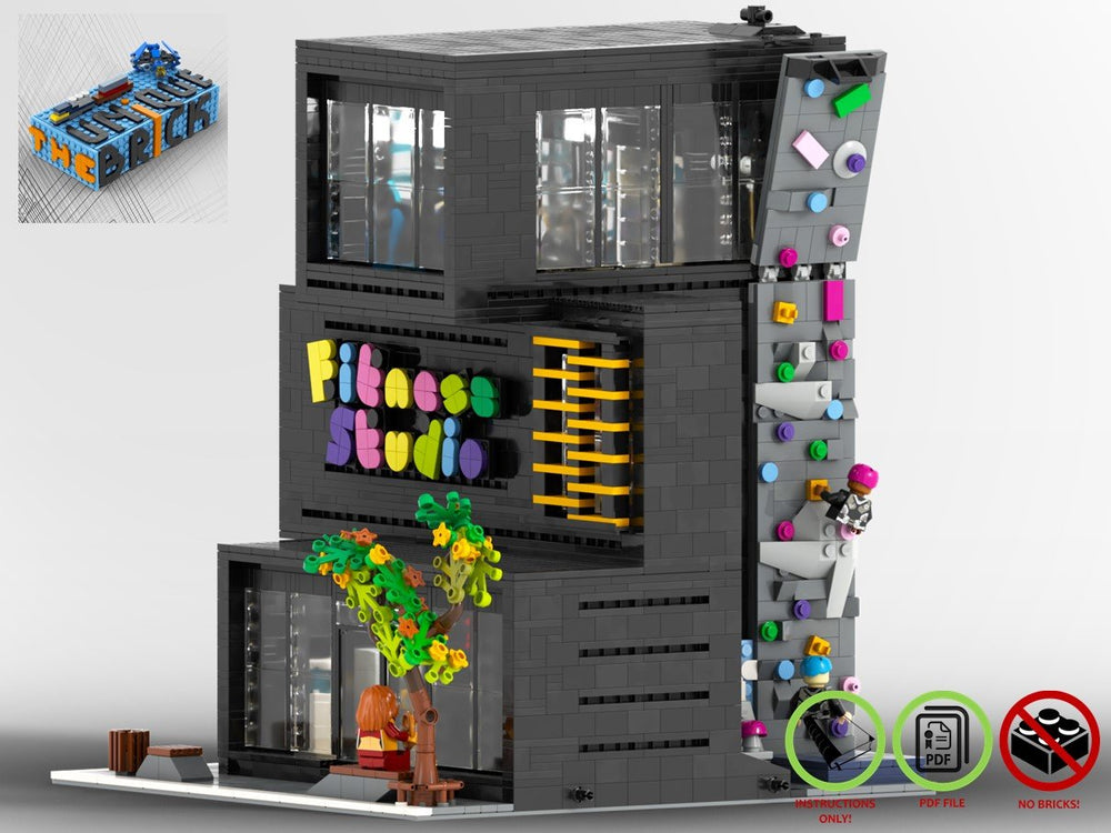 
                  
                    Load image into Gallery viewer, LEGO-MOC - Modular Fitness Studio - The Unique Brick
                  
                