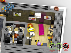 
                  
                    Load image into Gallery viewer, LEGO-MOC - Modular Fitness Studio - The Unique Brick
                  
                