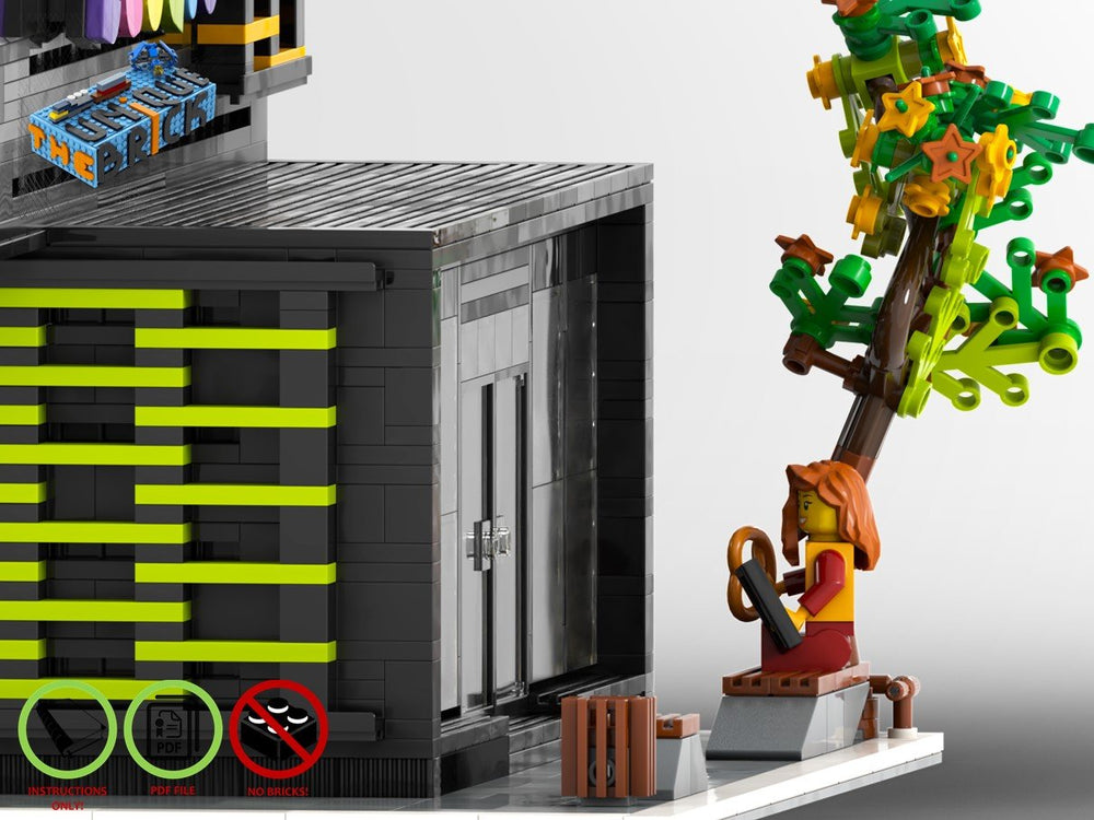 
                  
                    Load image into Gallery viewer, LEGO-MOC - Modular Fitness Studio - The Unique Brick
                  
                