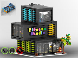 
                  
                    Load image into Gallery viewer, LEGO-MOC - Modular Fitness Studio - The Unique Brick
                  
                
