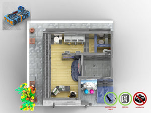 
                  
                    Load image into Gallery viewer, LEGO-MOC - Modular Fitness Studio - The Unique Brick
                  
                