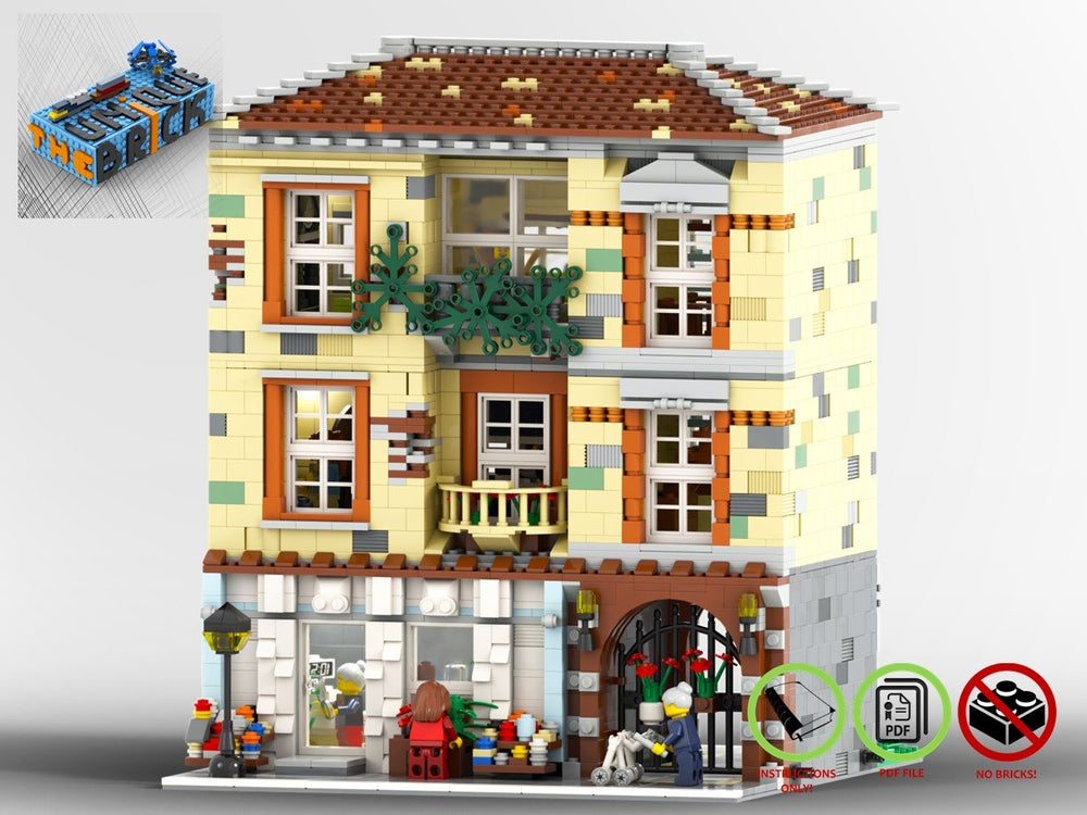 
                  
                    Load image into Gallery viewer, LEGO-MOC - Modular Florist - The Unique Brick
                  
                