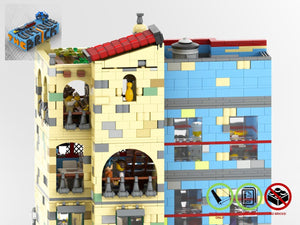 
                  
                    Load image into Gallery viewer, LEGO-MOC - Modular Gourmet Restaurant and Pizzeria - The 
                  
                