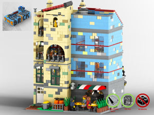 
                  
                    Load image into Gallery viewer, LEGO-MOC - Modular Gourmet Restaurant and Pizzeria - The 
                  
                