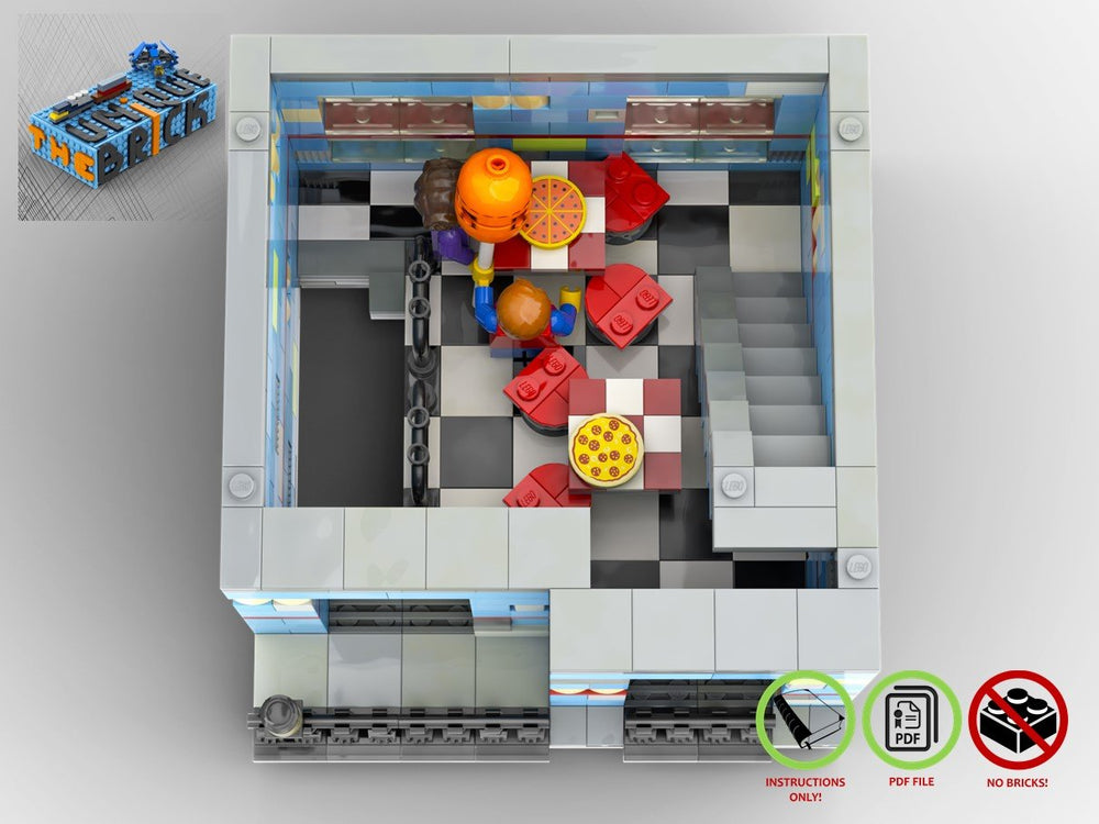 
                  
                    Load image into Gallery viewer, LEGO-MOC - Modular Gourmet Restaurant and Pizzeria - The 
                  
                