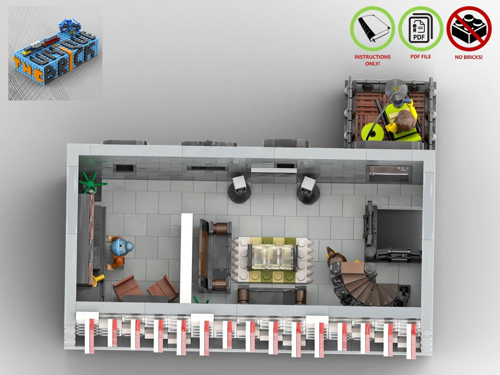 
                  
                    Load image into Gallery viewer, LEGO-MOC - Modular Ice Cream Parlor ’Iceberg’ - The Unique 
                  
                