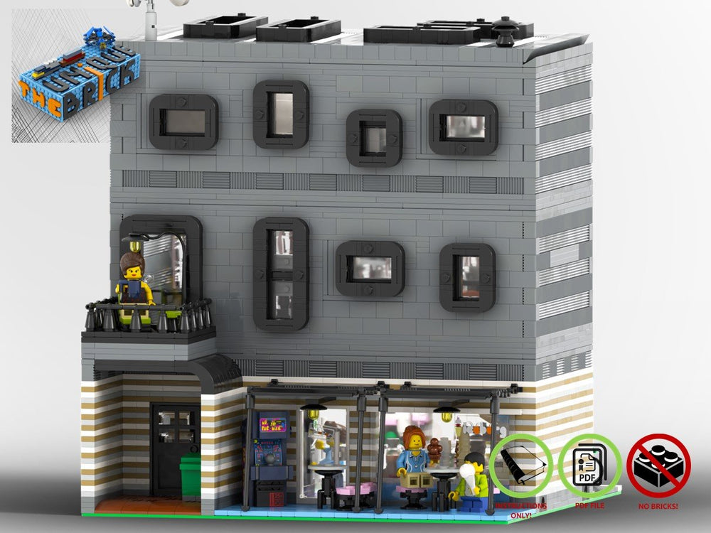 LEGO-MOC - Modular Ice Cream Parlor ’Iceberg’ - The Unique 