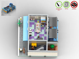
                  
                    Load image into Gallery viewer, LEGO-MOC - Modular Ice Cream Parlor ’Iceberg’ - The Unique 
                  
                