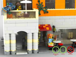 
                  
                    Load image into Gallery viewer, LEGO-MOC - Modular Ice Cream Store - The Unique Brick
                  
                