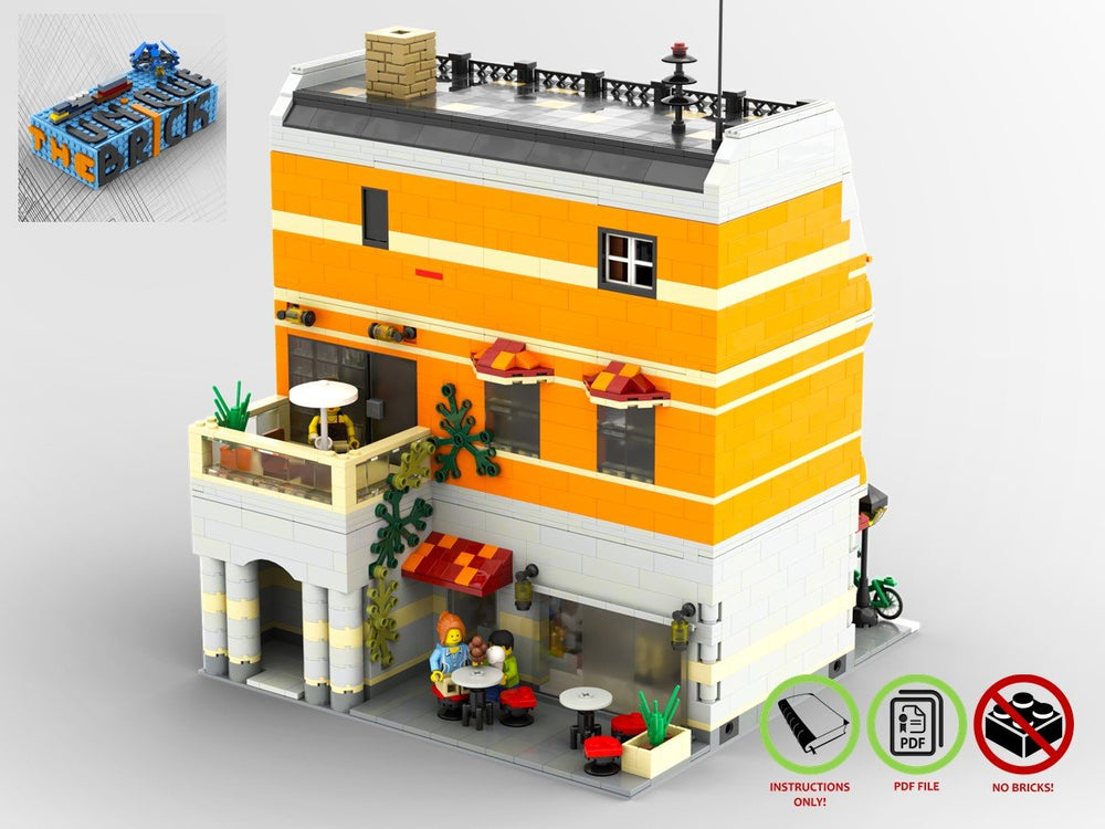 LEGO-MOC - Modular Ice Cream Store - The Unique Brick