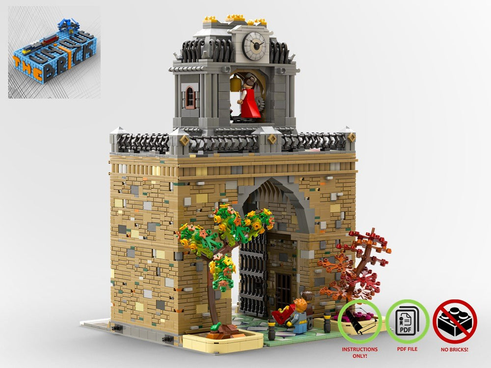 LEGO-MOC - Modular Park Passage - The Unique Brick