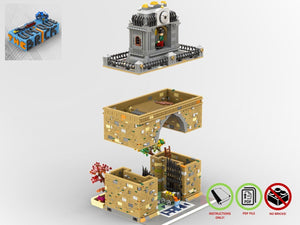 
                  
                    Load image into Gallery viewer, LEGO-MOC - Modular Park Passage - The Unique Brick
                  
                