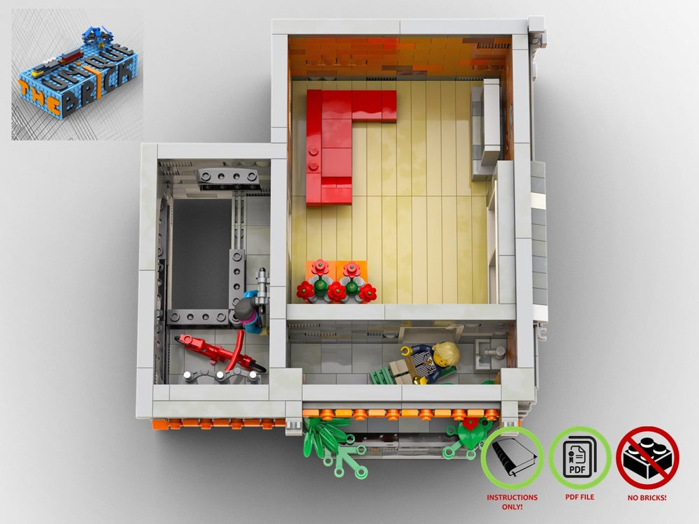 
                  
                    Load image into Gallery viewer, LEGO-MOC - Modular Patisserie - The Unique Brick
                  
                
