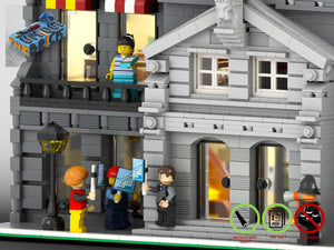 
                  
                    Load image into Gallery viewer, LEGO-MOC - Modular Town Hall - The Unique Brick
                  
                