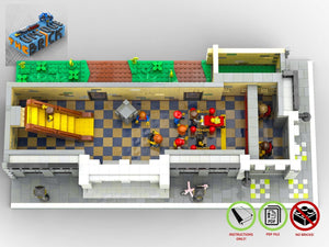 
                  
                    Load image into Gallery viewer, LEGO-MOC - Modular Town Hall - The Unique Brick
                  
                