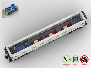 
                  
                    Load image into Gallery viewer, LEGO-MOC - Passenger Train - The Unique Brick
                  
                