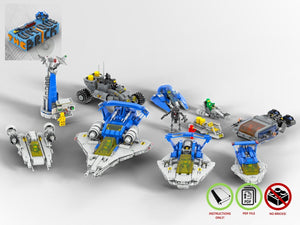 
                  
                    Load image into Gallery viewer, LEGO-MOC - Space Models Collection - The Unique Brick
                  
                