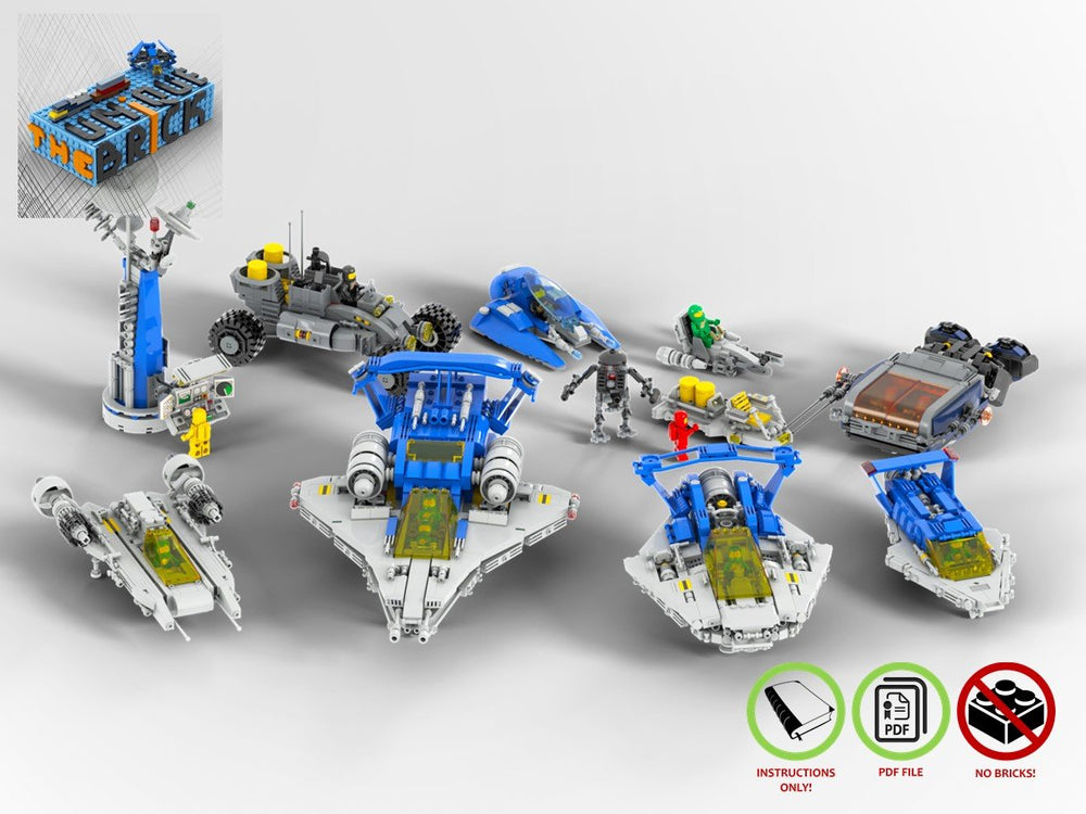 LEGO-MOC - Space Models Collection - The Unique Brick