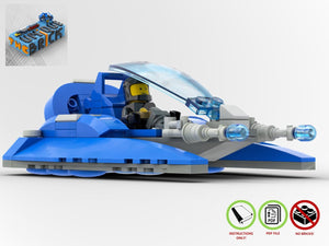 
                  
                    Load image into Gallery viewer, LEGO-MOC - Surface Skimmer NLL942 - The Unique Brick
                  
                