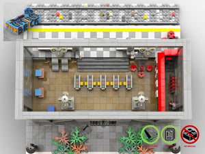 
                  
                    Load image into Gallery viewer, LEGO-MOC - Train Station - The Unique Brick
                  
                
